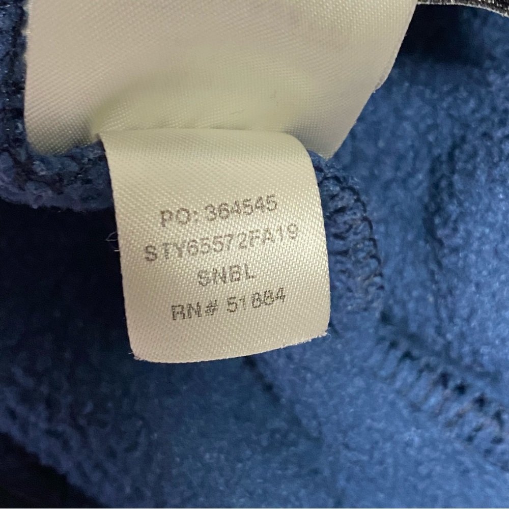 Patagonia Synchilla Snap T Fleece Pullover Sweater Kids Large (12) Wavy Blue - Picture 5 of 10